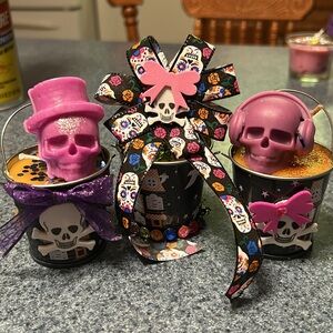 Set of 3 Halloween candles